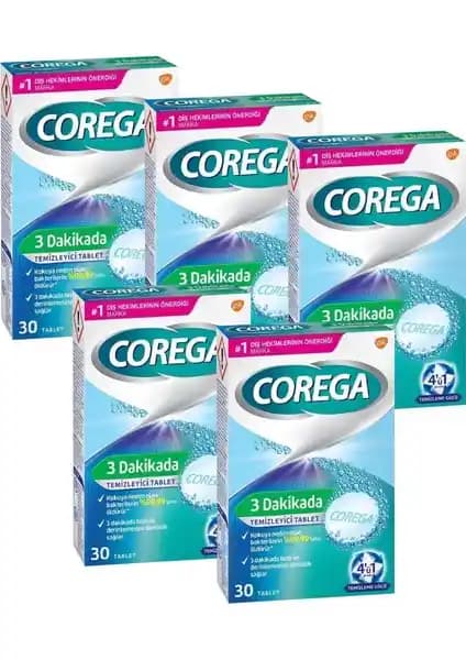 Corega 3 Dakikada Diş Protezi Temizleyici Tablet ile Pratik ve Etkili Hijyen
