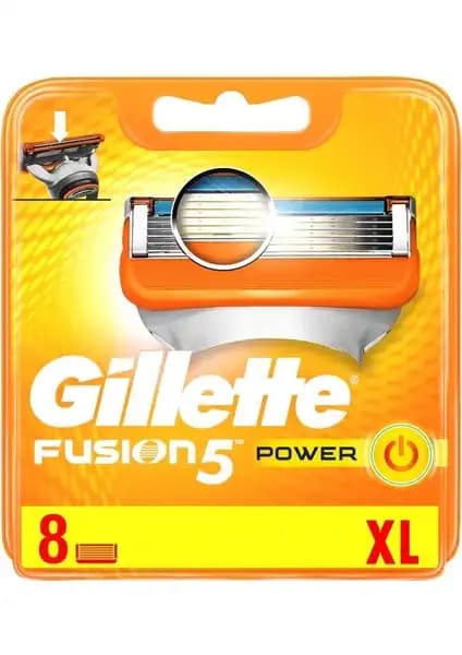 Gillette Fusion 5 Power 8'li Yedek Tıraş Bıçağı: Performans ve Konfor Sunan Güvenilir Ürün