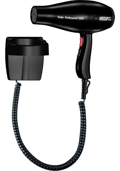 Jackson Johnson MegaFön Otel Tipi Profesyonel Saç Kurutma Cihazı 1800W Güç ve Çoklu Ayar Özellikleriyle