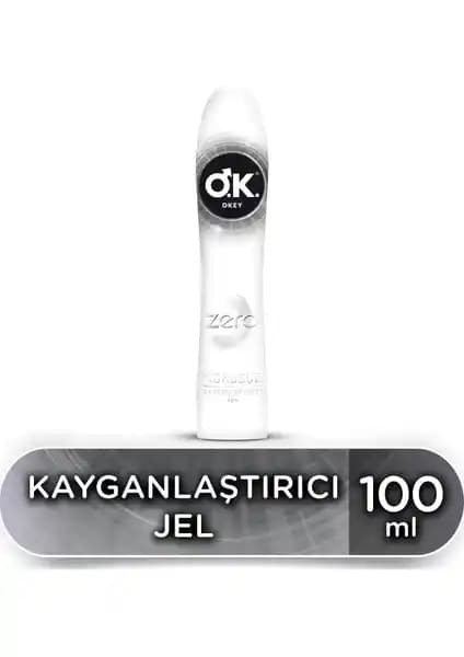 Okey Jel Zero 100 ml: Su ile Yıkanabilen, Hassas Ciltlere Uygun Kayganlaştırıcı