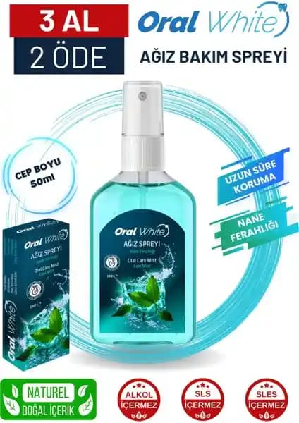 Oral White Cleaning Pro Ağız Kokusu Önleyici Sprey Günlük Kullanım ve Güvenlik Özellikleri