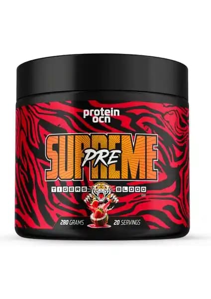 Proteinocean Supreme Pre Tigers Blood: Performans Artırıcı Güçlü Spor Takviyesi