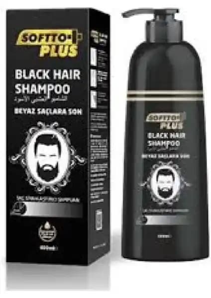 Softto Plus Black Hair Şampuanı: Beyazları Kapatma ve Saç Renk Güçlendirme Ürünü