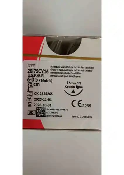 Trusynth 6.0 Keskin Emilebilir Rapid İplik: Güvenilir ve Hızlı Emilen Cerrahi Çözüm