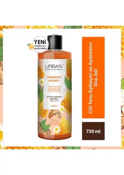 Urban Care Body Serisi Turmeric Honey Duş Jeli Doğal İçeriklerle Cilt Bakımı ve Parlaklık Sağlar