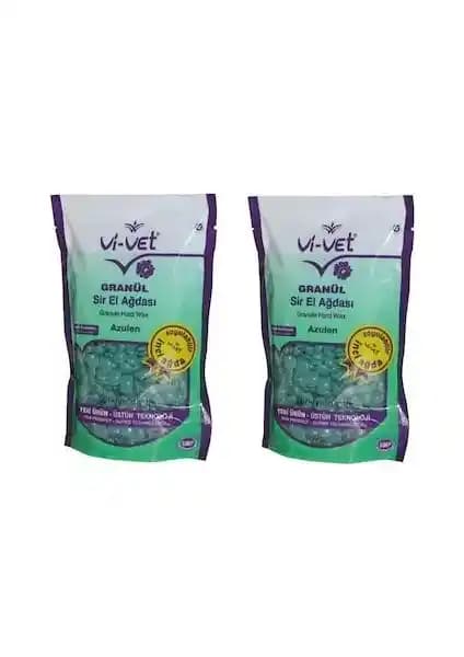 Vi-Vet Granül Soyulabilir Boncuk Sir Ağda Azulen 250 gr - Doğal ve Pratik Epilasyon Ürünü