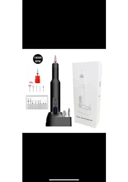 Zigver 18000RPM Kablosuz Tırnak Matkap Makinesi Profesyonel ve Ev Kullanımı İçin Uygun