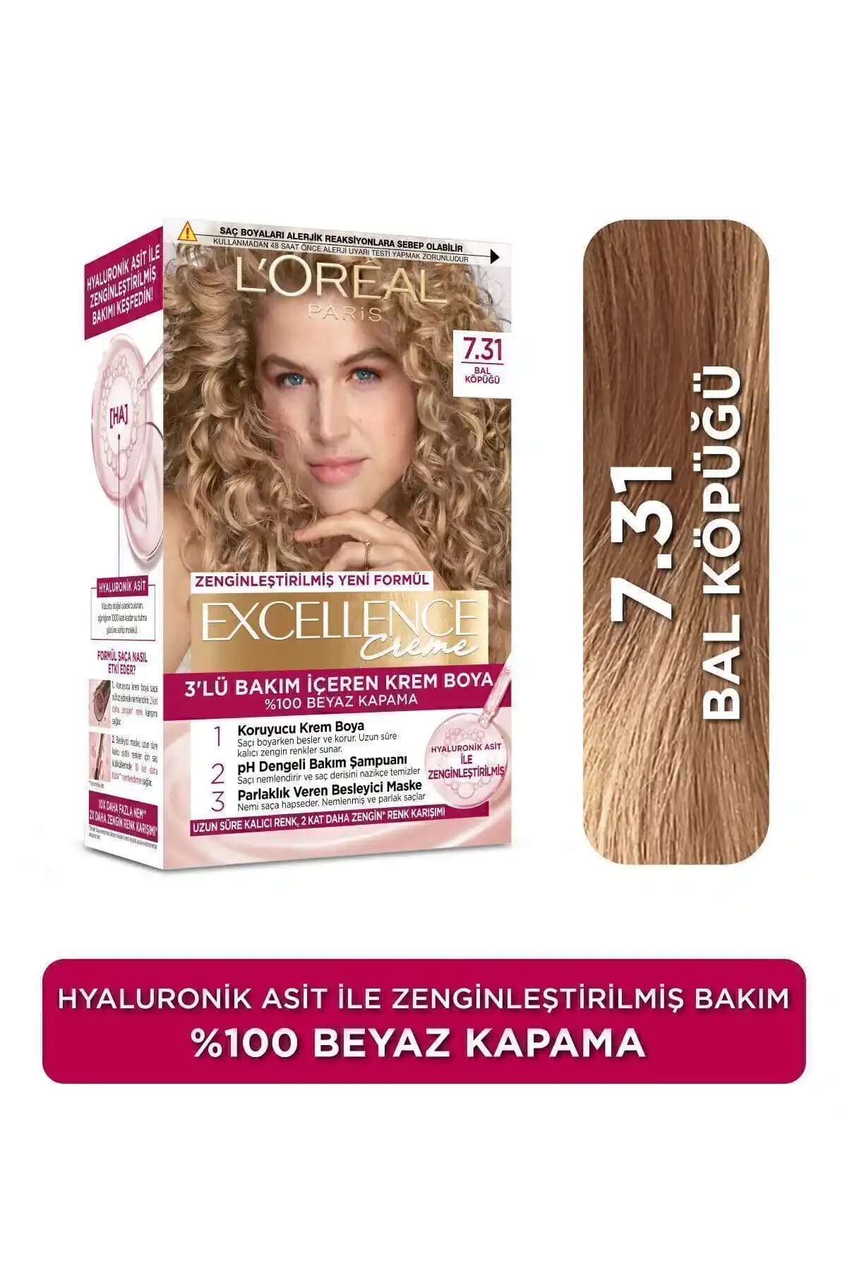 2025'te L'Oréal Paris Excellence Creme 7.31 Bal Köpüğü ile Saçınızda Devrim