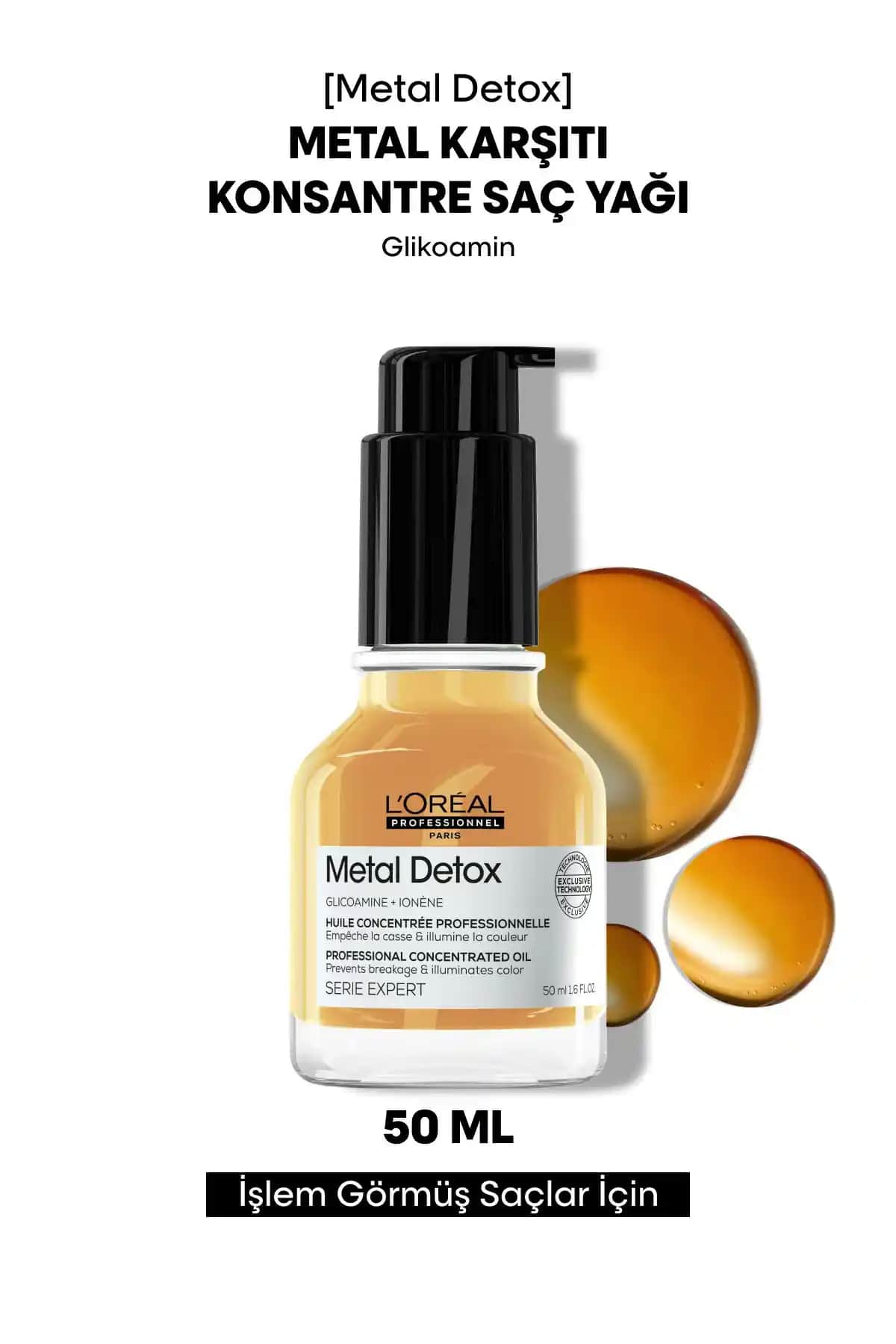 L'Oreal Professionnel Metal Detox Oil Konsantre Yağ ile Saçlarınızı Güçlendirin