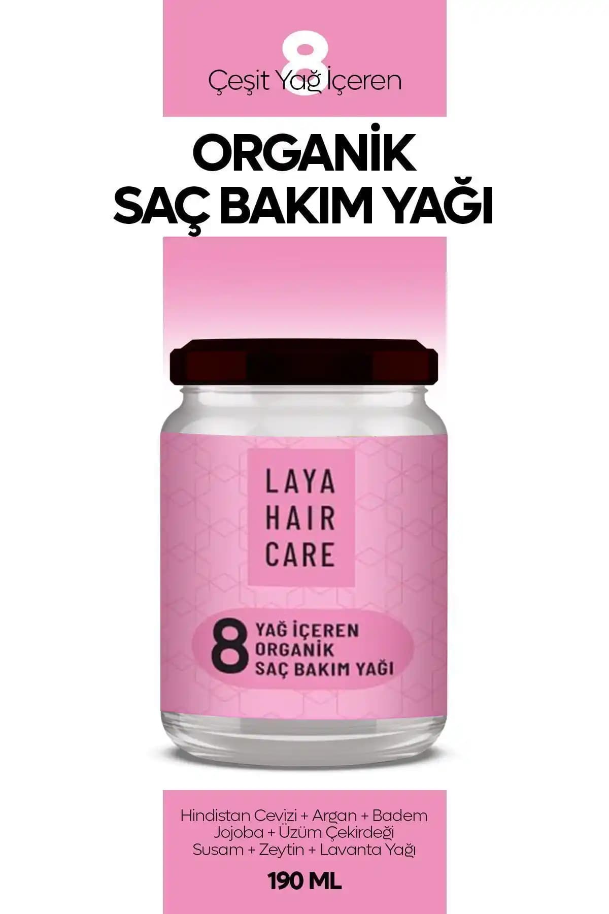 Laya Hair Care 8 Yağ İçeren Saç Bakım Kremi: Doğal ve Etkili Saç Bakımında Yenilikçi Çözüm