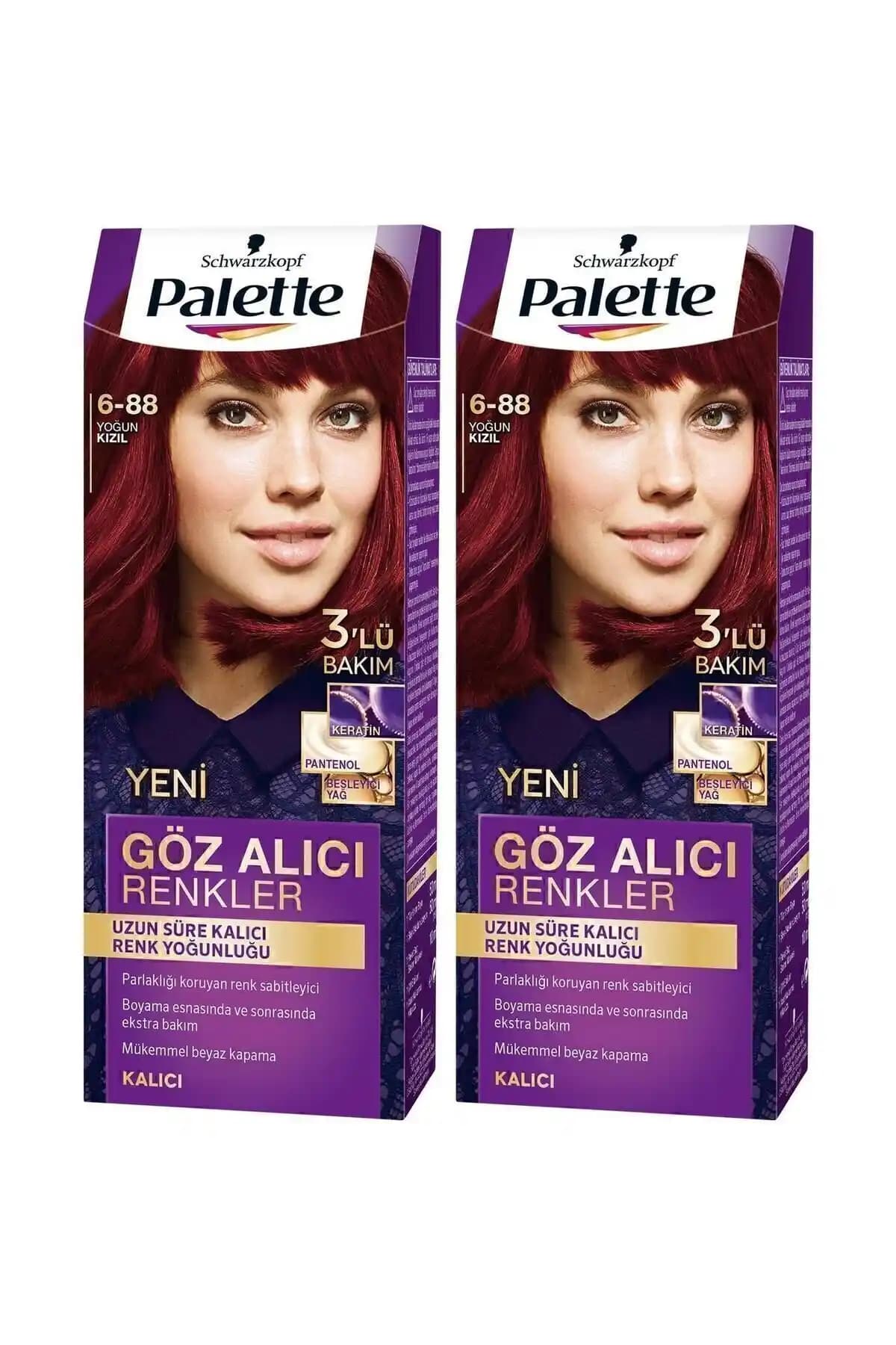 2025'te Saçlarınıza Canlılık Katacak Palette 6-88 Yoğun Kızıl Sırrı