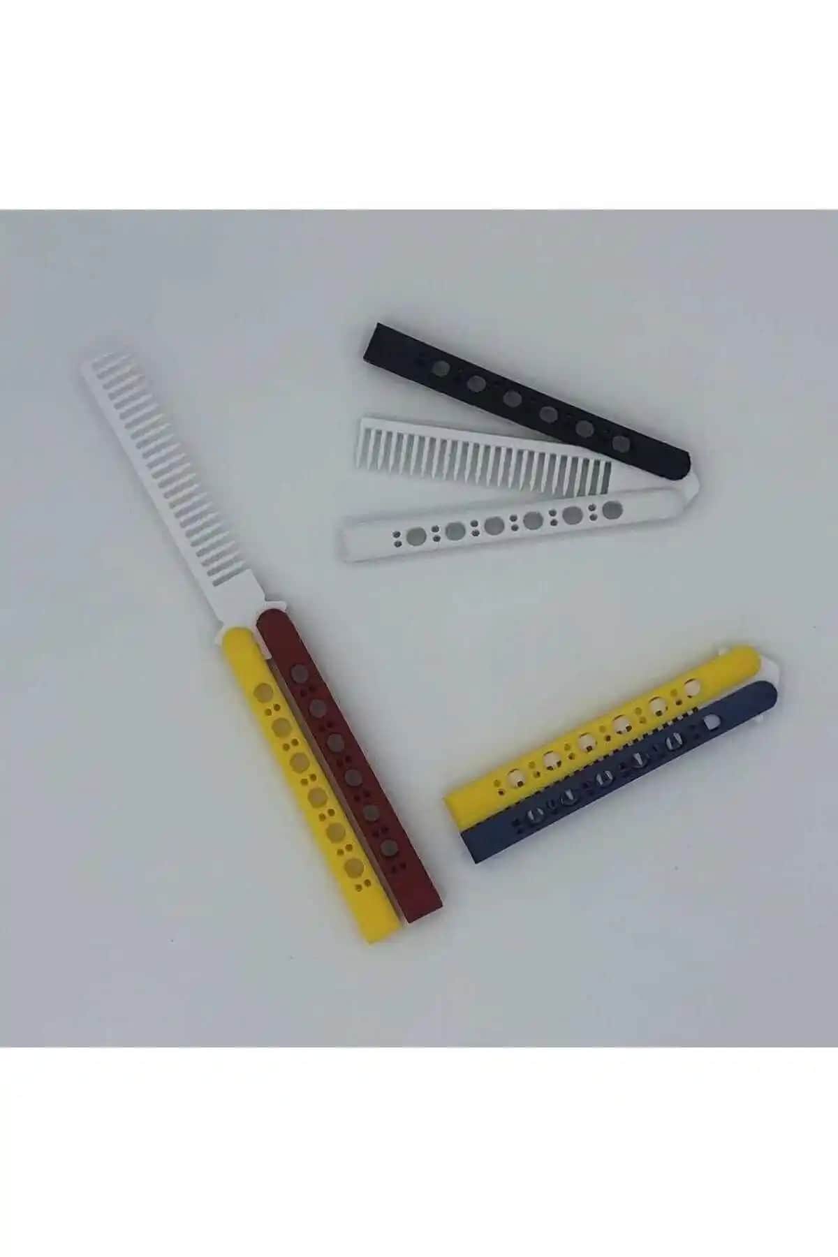 Siyah Kelebek Şekilli Plastik Tarak: Stres Atma ve Saç Tarama İçin Pratik Aksesuar