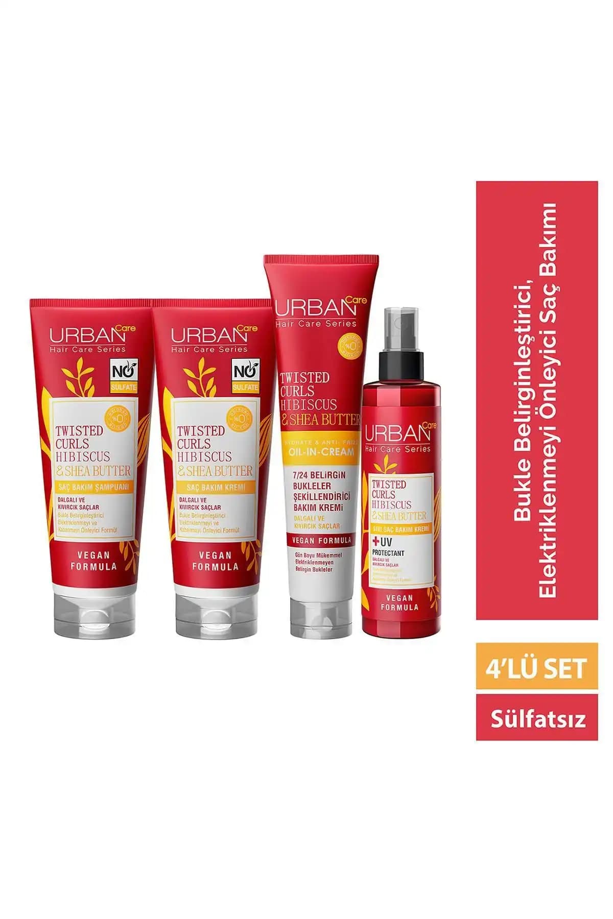 Urban Care Hibiscus ve Shea Butter Kıvırcık ve Dalgalı Saçlara Özel Bakım Seti: Doğal ve Etkili Çözüm