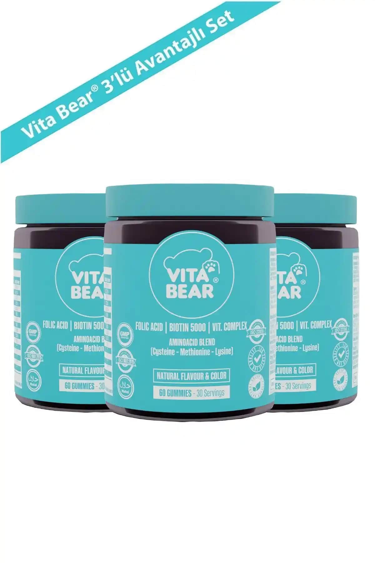 Vita Bear Strong Hair Gummy Vitamin: Saç, Tırnak ve Kirpik Sağlığı İçin Güvenilir Çözüm