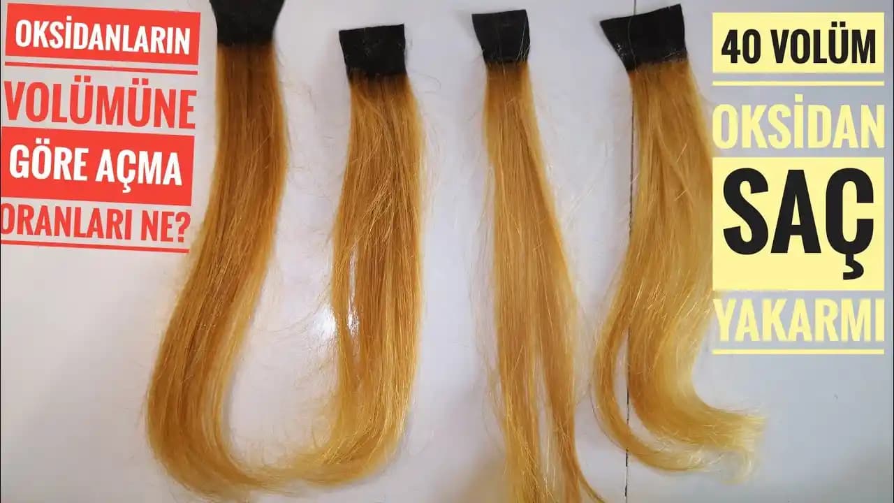 40 Volüm Oksidanın Saç Açma Gücü ve Kullanım İpuçları