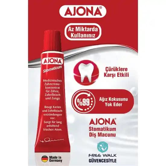 Ajona Diş Macunu: Güçlendirici ve Koruyucu Özellikleriyle Günlük Diş Bakımında Tercih