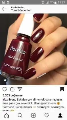 Bordo Oje Numaraları ve Renk Seçenekleriyle Zarif Bir Şıklık Yaratın