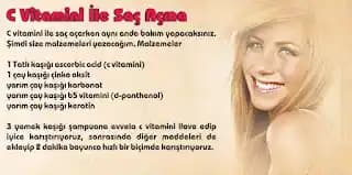 C vitamini ile Saç Açma Yöntemleri Doğal ve Güvenilir Alternatifler