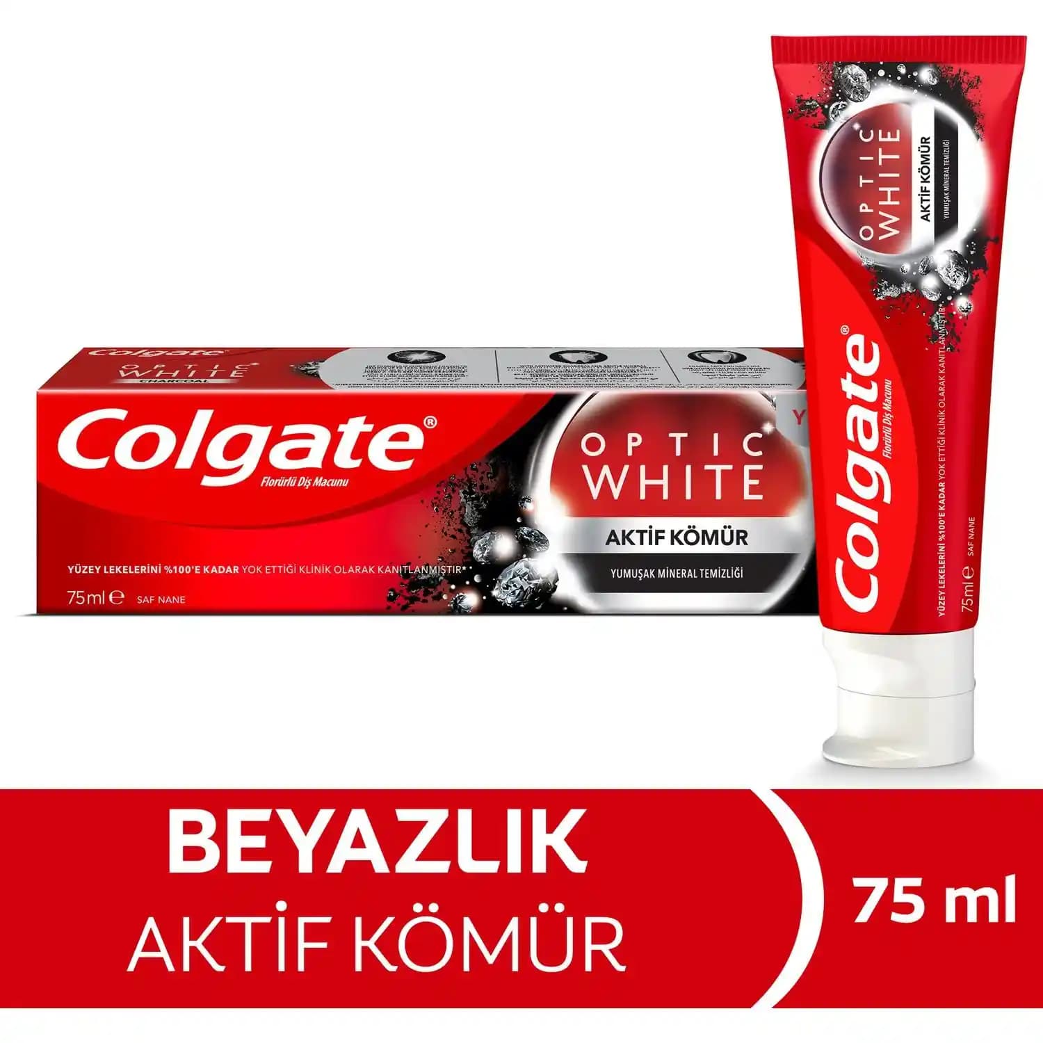 Colgate Optik White Aktif Kömür ile Diş Beyazlatmada Yenilikçi ve Doğal Çözüm