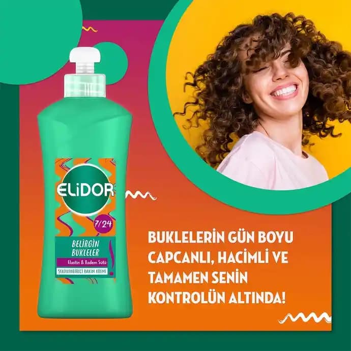 Elidor Belirgin Bukleler Serisi ile Doğal ve Hacimli Dalgalı Saçlar Elde Edin