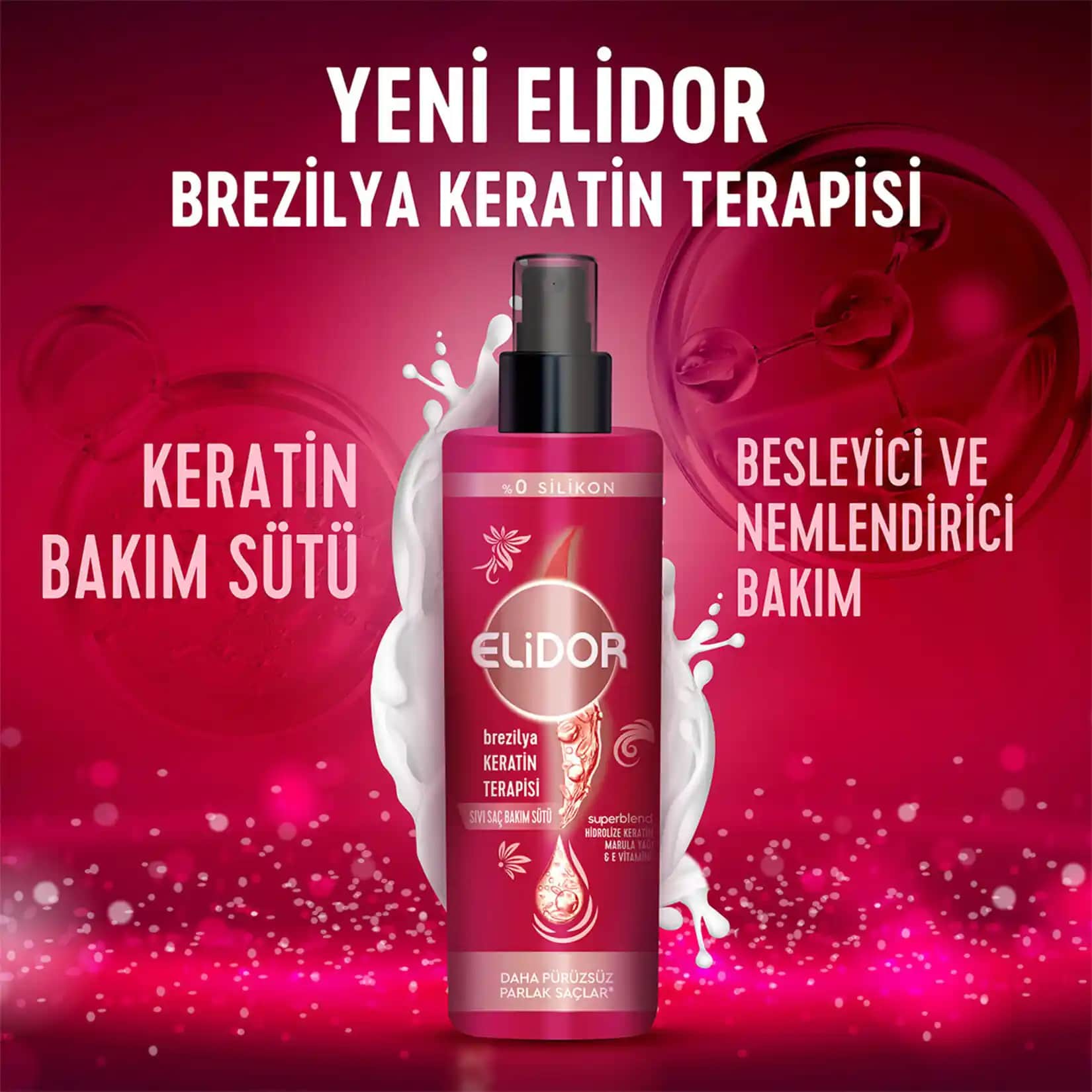 Elidor Keratin Bakım Sütü: Saçları Güçlendiren ve Parlatan Yeni Formül