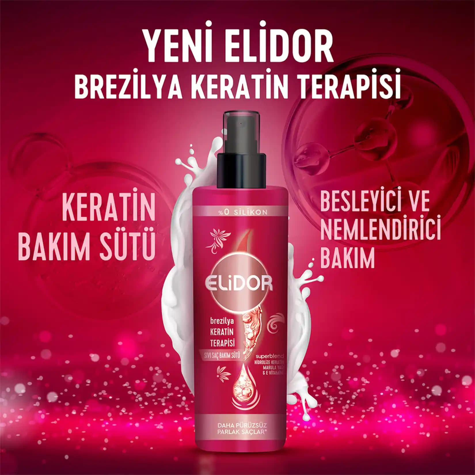 Elidor Keratin Bakım Sütü: Saçları Güçlendiren ve Parlatan Yeni Formül