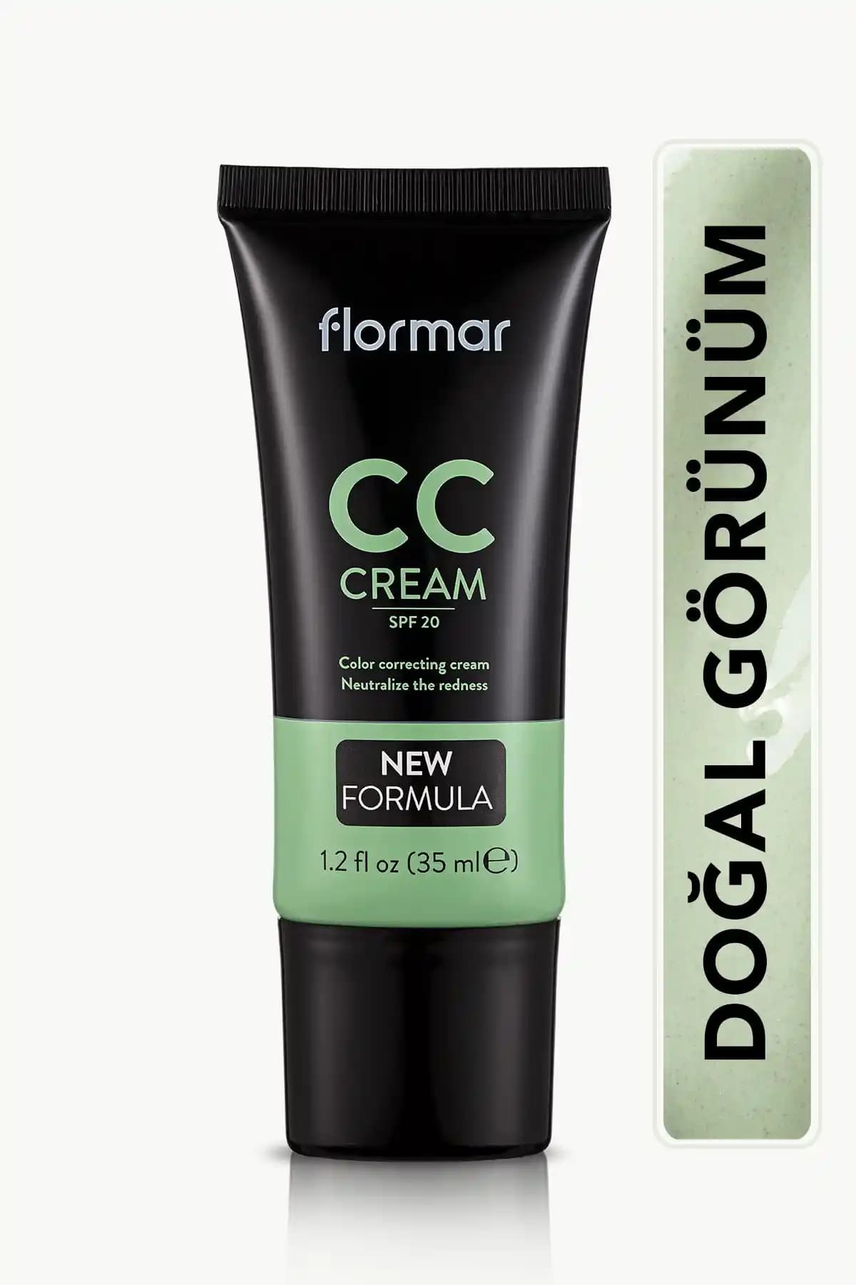 Flormar Yeşil CC Krem ile Doğal ve Eşitlenmiş Cilt Görünümü Sağlayın