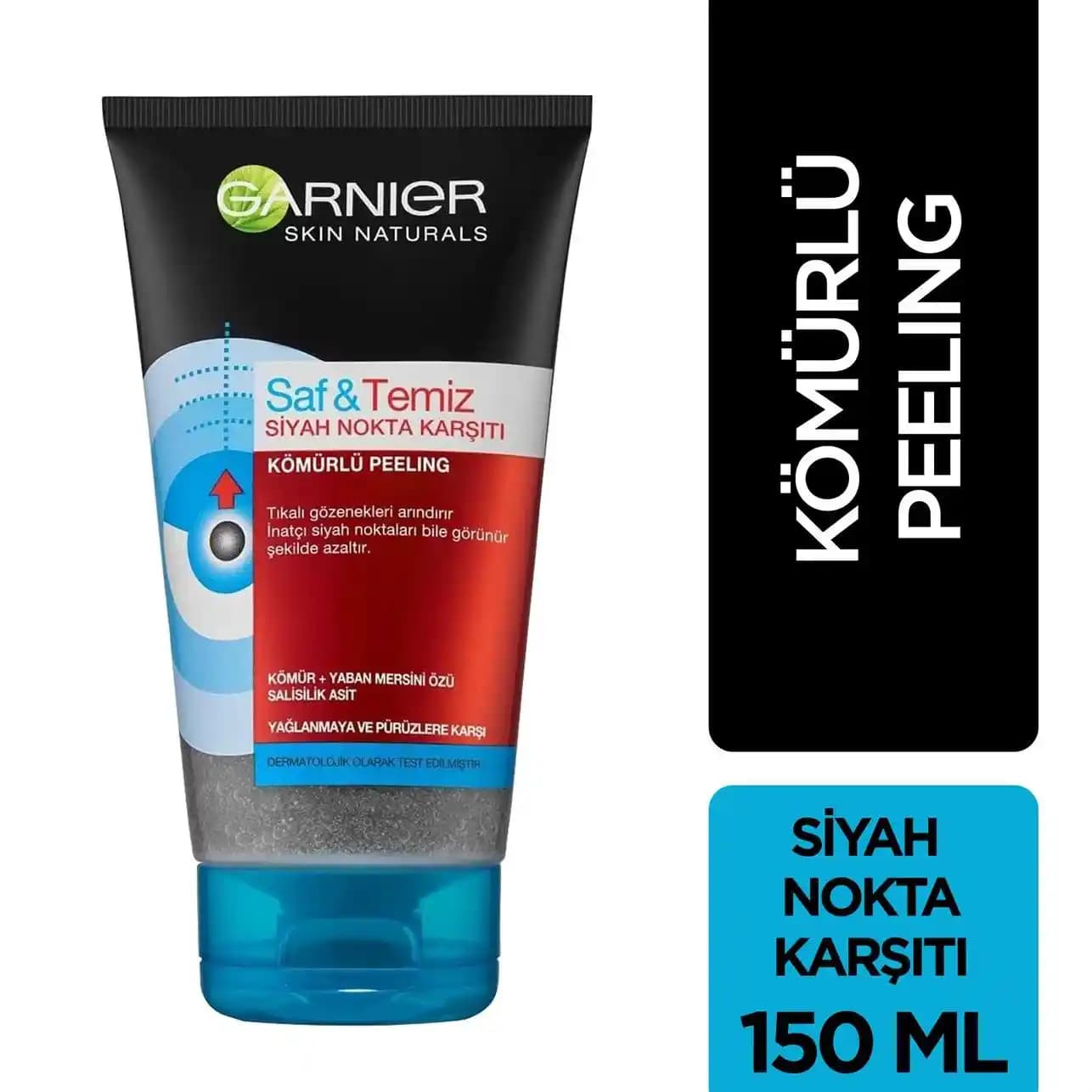 Garnier Kömürlü Peeling ile Derinlemesine Temizlik ve Cilt Sağlığı İçin Etkili Çözüm