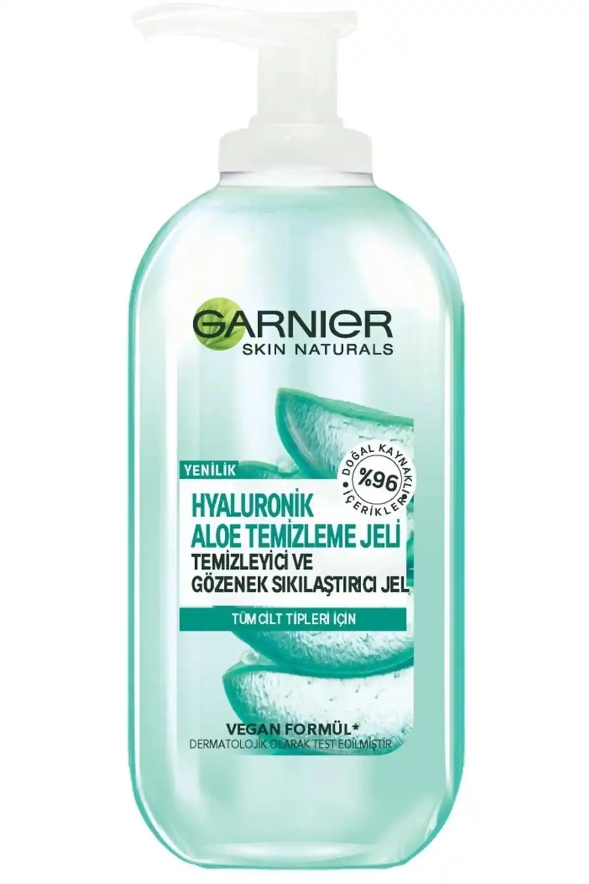 Garnier Skin Naturals Hyaluronik Aloe Temizleme Jeli ile Doğal ve Etkili Cilt Temizliği