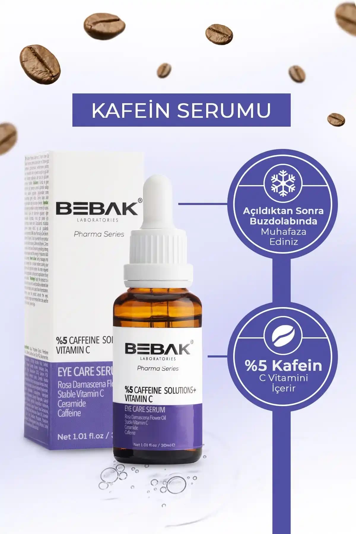 Kafein İçeren Göz Serumu ile Göz Çevresi Bakımında Etkili Sonuçlar