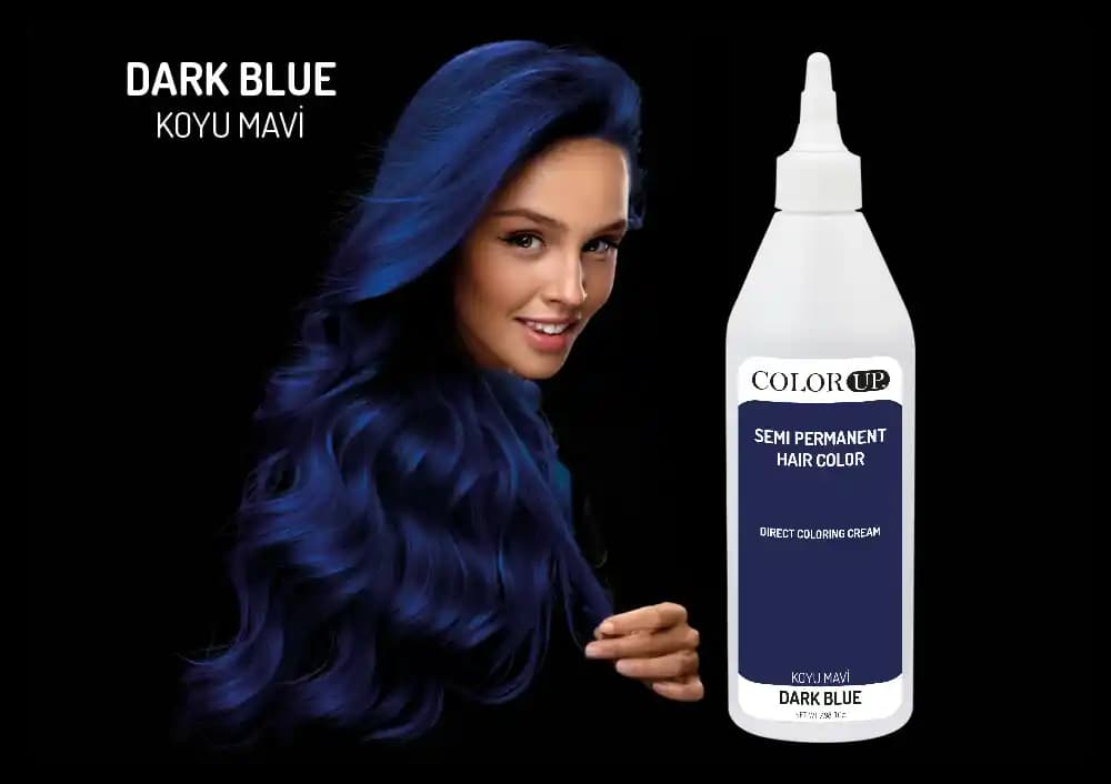 Koyu Mavi Saç Boyası: Modern Kadınlar ve Erkekler İçin Cesur ve Trend Bir Renk Seçeneği