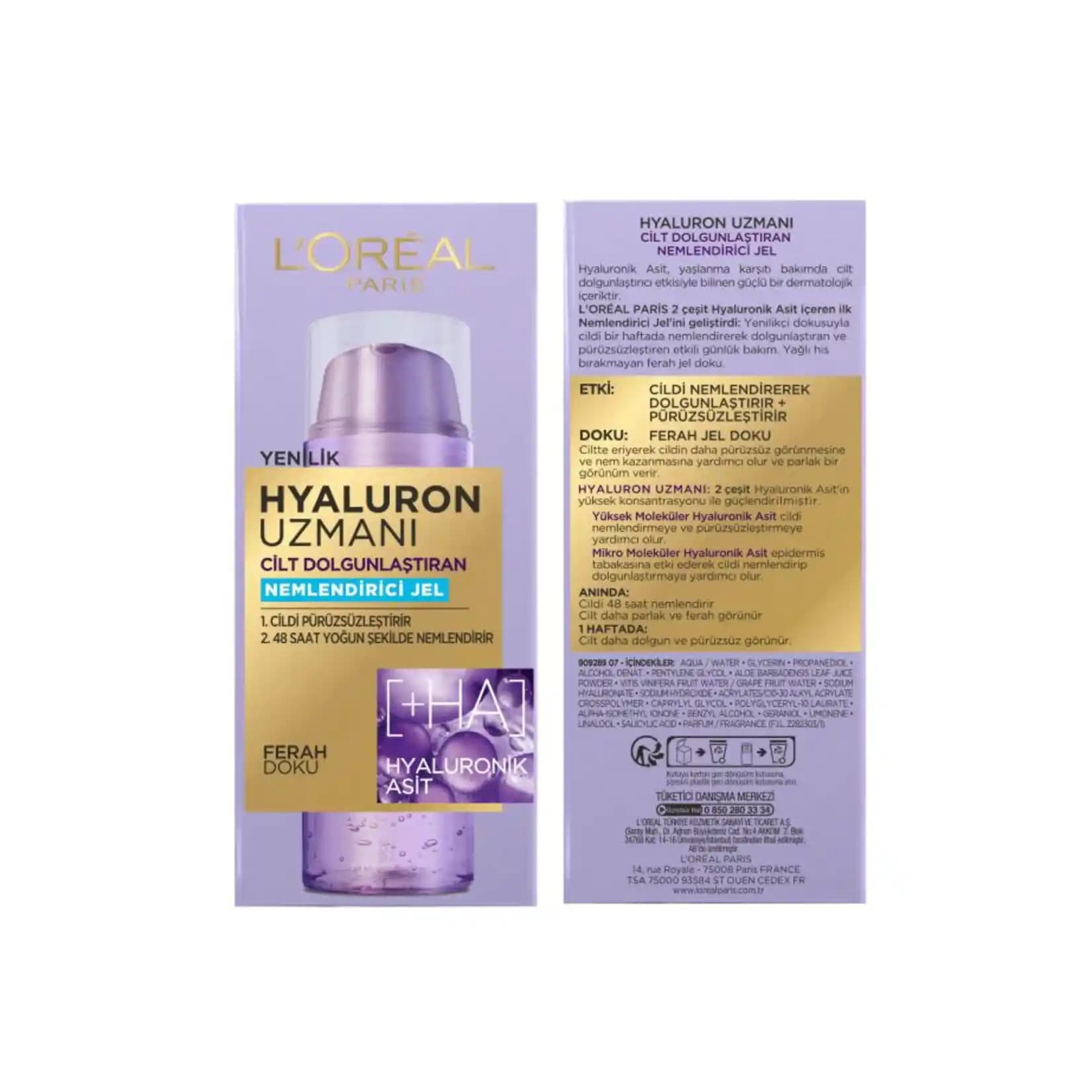 Loreal Paris Hyaluronik Asit Nemlendirici Jel: Cilt Bakımında Yenilikçi ve Etkili Çözüm