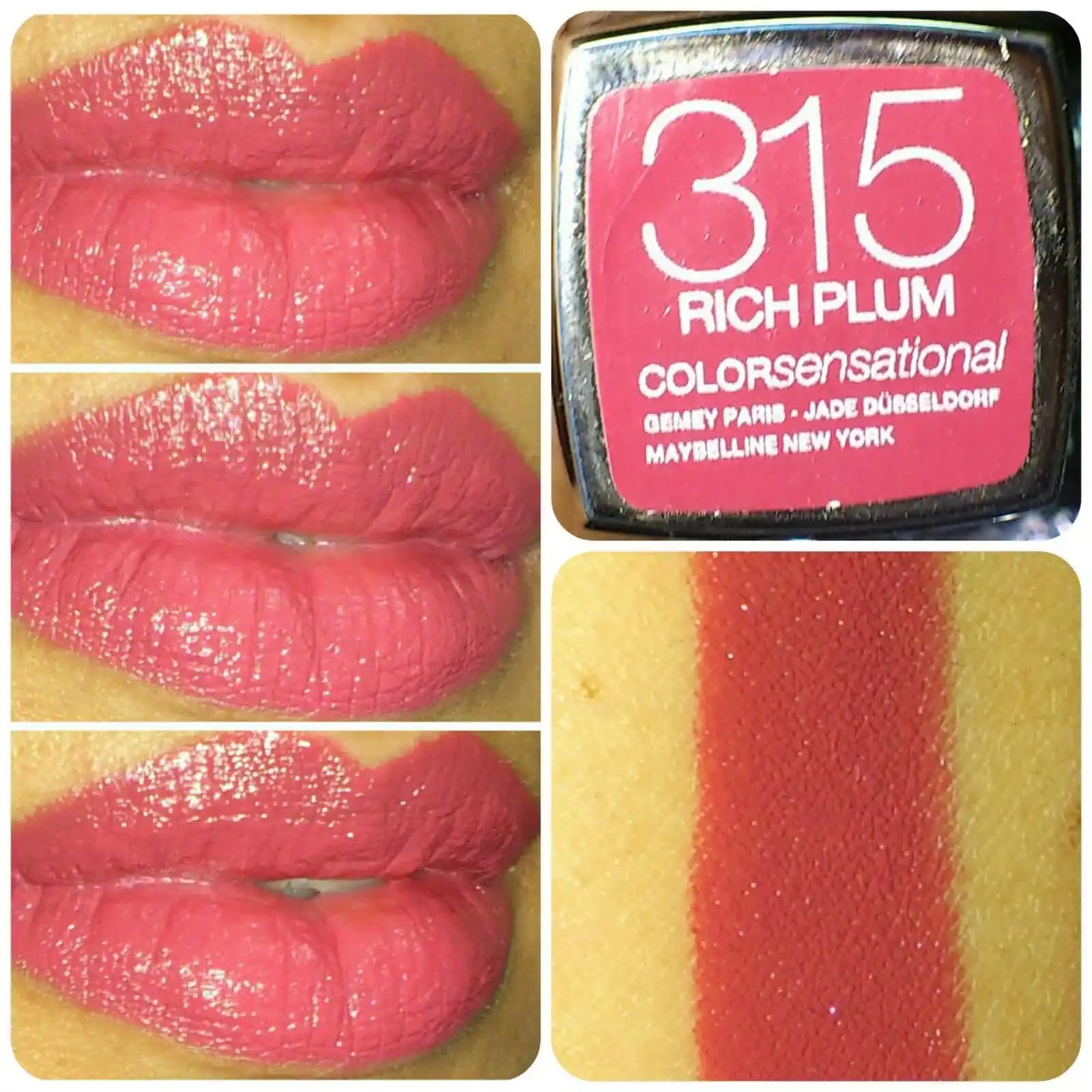 Maybelline 315 Rich Plum Ruj: Derin Mor Tonlarıyla Şık ve Kalıcı Dudaklar