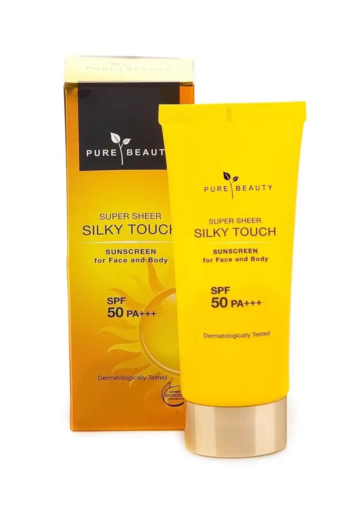 Pure Beauty Silky Touch SPF 50 Güneş Kremi: Yüksek Koruma ve Konfor Sunan Güneş Koruyucu Ürün