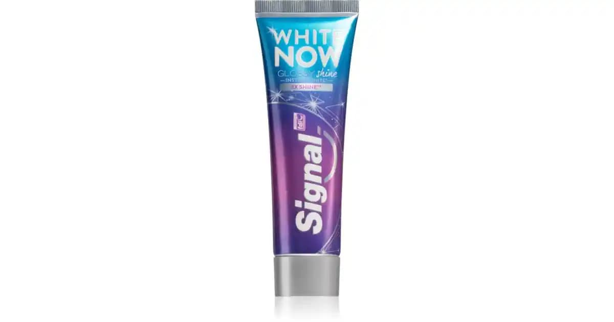 Signal White Now Glossy Shine ile doğal parlak dişlere sahip olmanın yolları