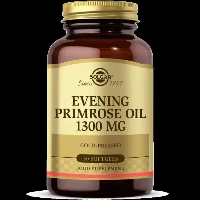 Solgar Evening Primrose Oil 1300: Doğal Cilt ve Hormon Desteği İçin Yüksek Doz Yağ Takviyesi