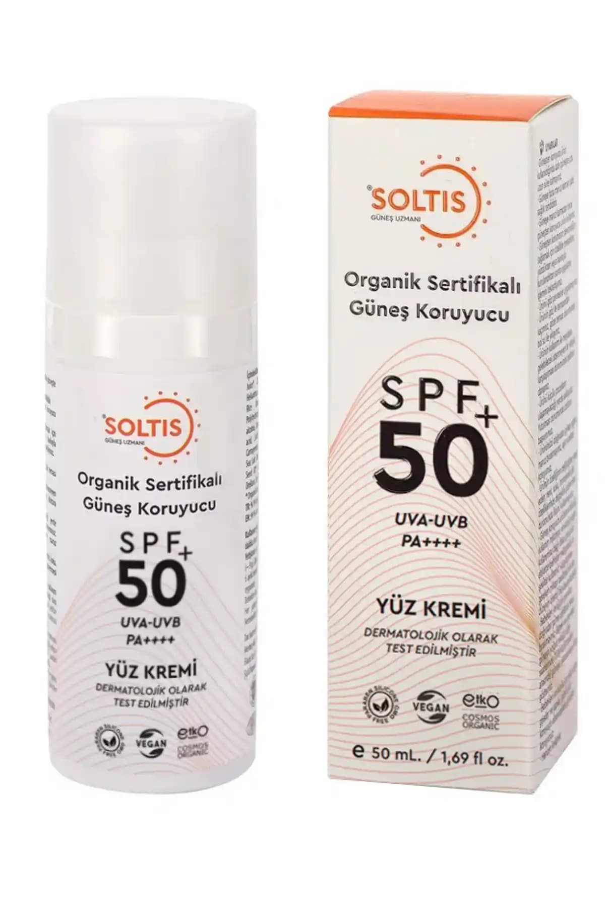 Soltis Organik Sertifikalı SPF 50 Güneş Koruyucu Krem ile Güvenle Güneşten Korunun