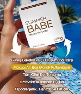 Summerbabe Güneş Kremi ile Yaz Aylarında Güvenle Güneşten Korunun