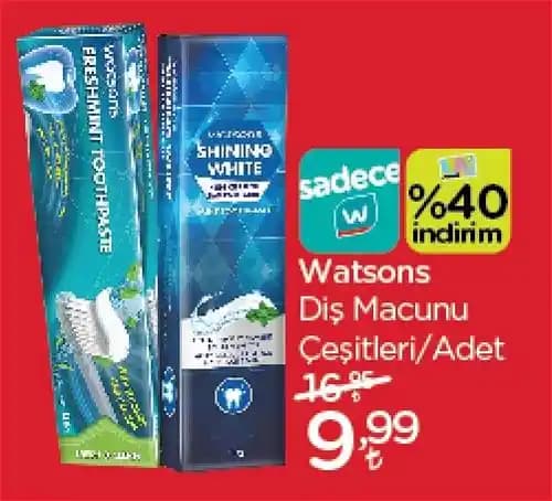 Watsons Diş Macunu Seçenekleri ve Diş Sağlığı İçin Doğru Ürün Tavsiyeleri