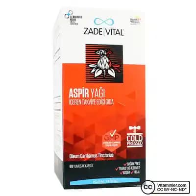 Zade Vital Aspir Yağı 600 mg 60 Kapsül ile Cilt Sağlığını Doğal Yollardan Destekleyin