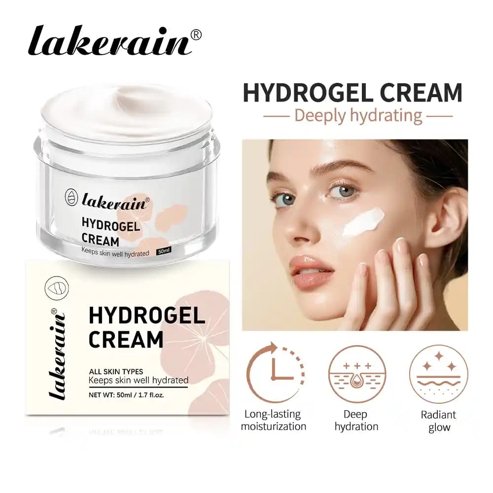 Hidrojel Krem: Su Bazlı, Hafif ve Etkili Nemlendirme Çözümü Cilt Bakımında