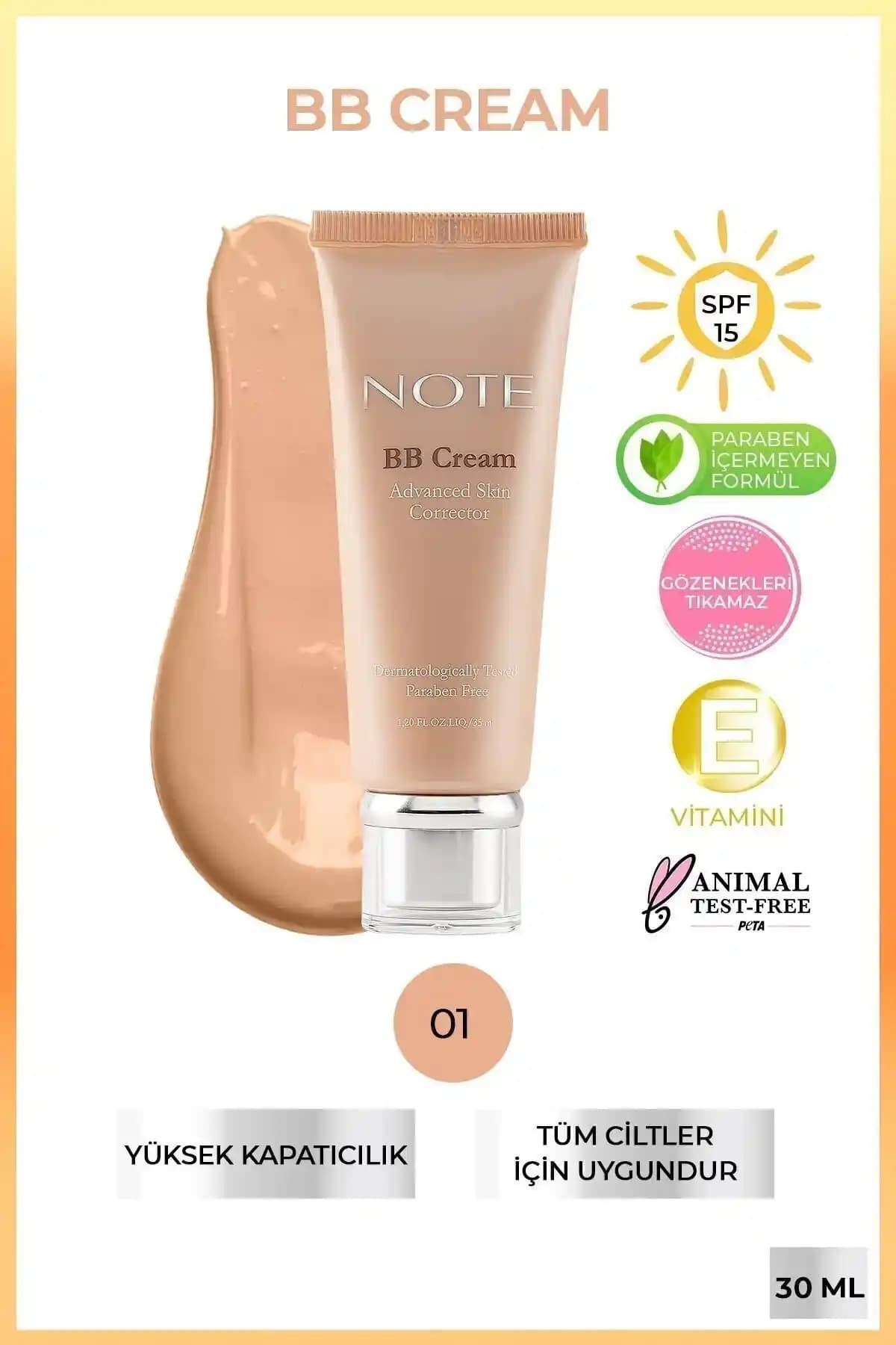 Note BB Cream 01: Cilt Bakımında BB Kremlerin Genel Özellikleri ve Bilgi Eksikliği