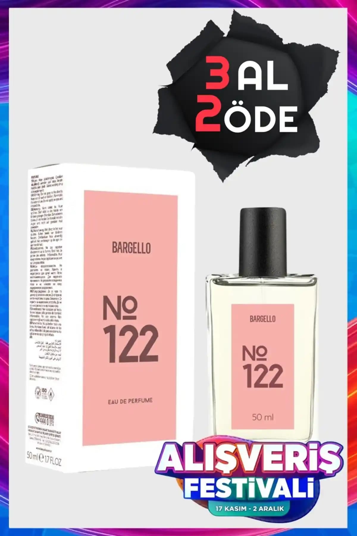 Bargello 122 Oriental EDP: Odunsu zarafet ve kalıcı 50 ml parfüm kadınlar için