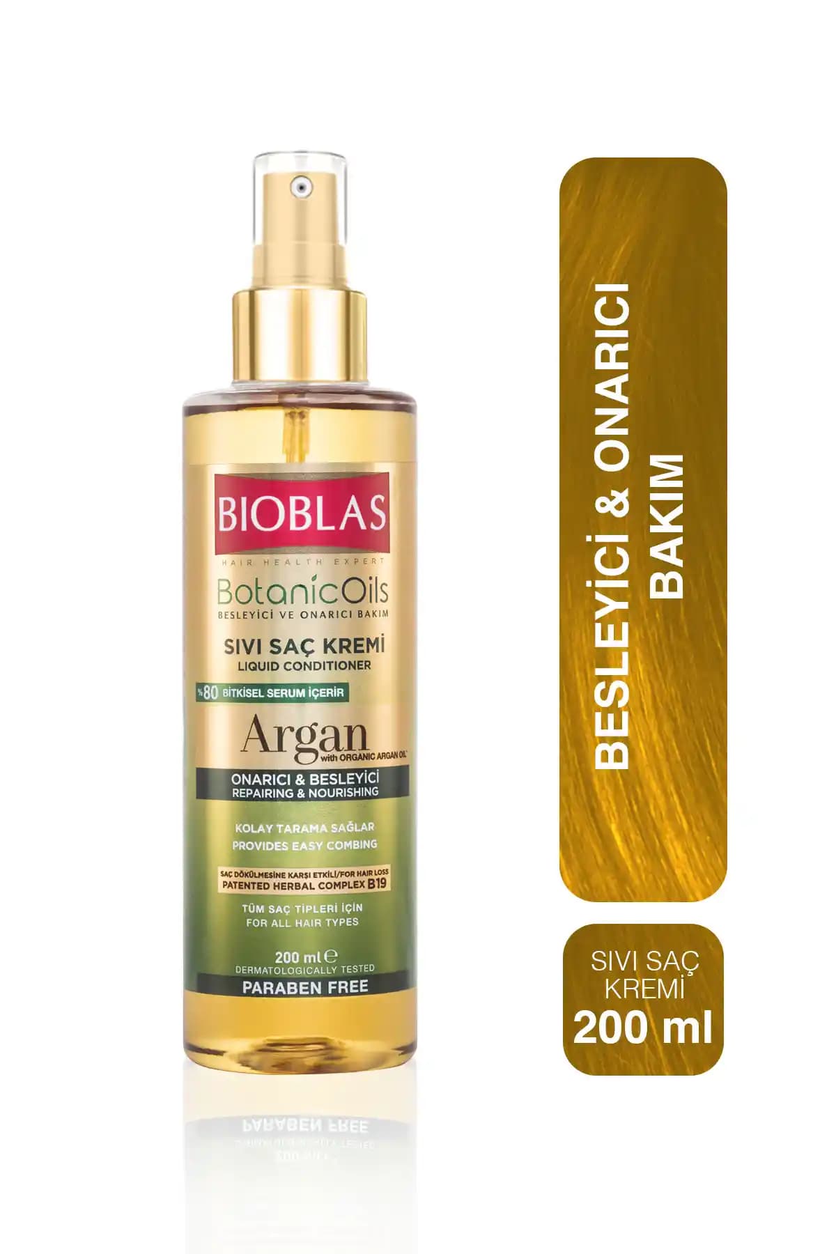 Bioblas Botanic Oils Argan Yağlı Sıvı Saç Kremi: Tüm Saç Tipleri İçin Besleyici ve Onarıcı