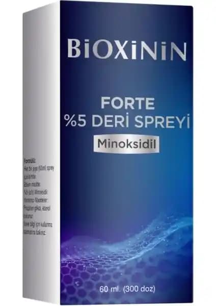 Bioxinin Forte %5 Minoksidil İçeren Saç Dökülmesini Destekleyen Deri Spreyi İnceleme ve Değerlendirme