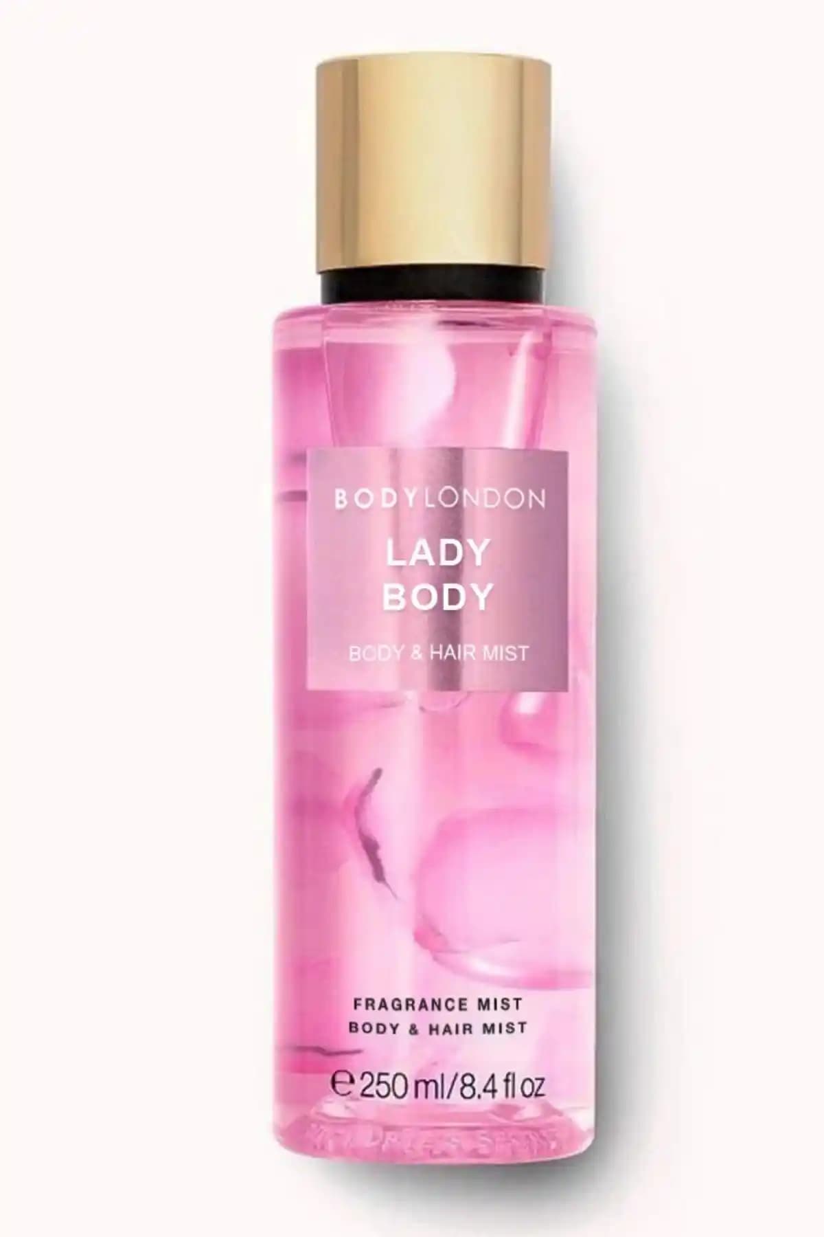 Body London Lody Body Mist: Çiçeksi Ferahlık ve Vücut-Saç Çok Yönlü Kullanım, 250 ml