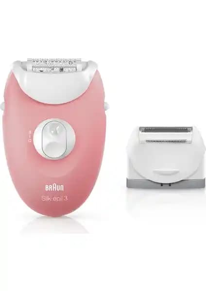 Braun Silk-épil 3 3440 Epilatör: Evde Kuru Kullanım ve 2 Hız Desteğiyle Pratik Epilasyon