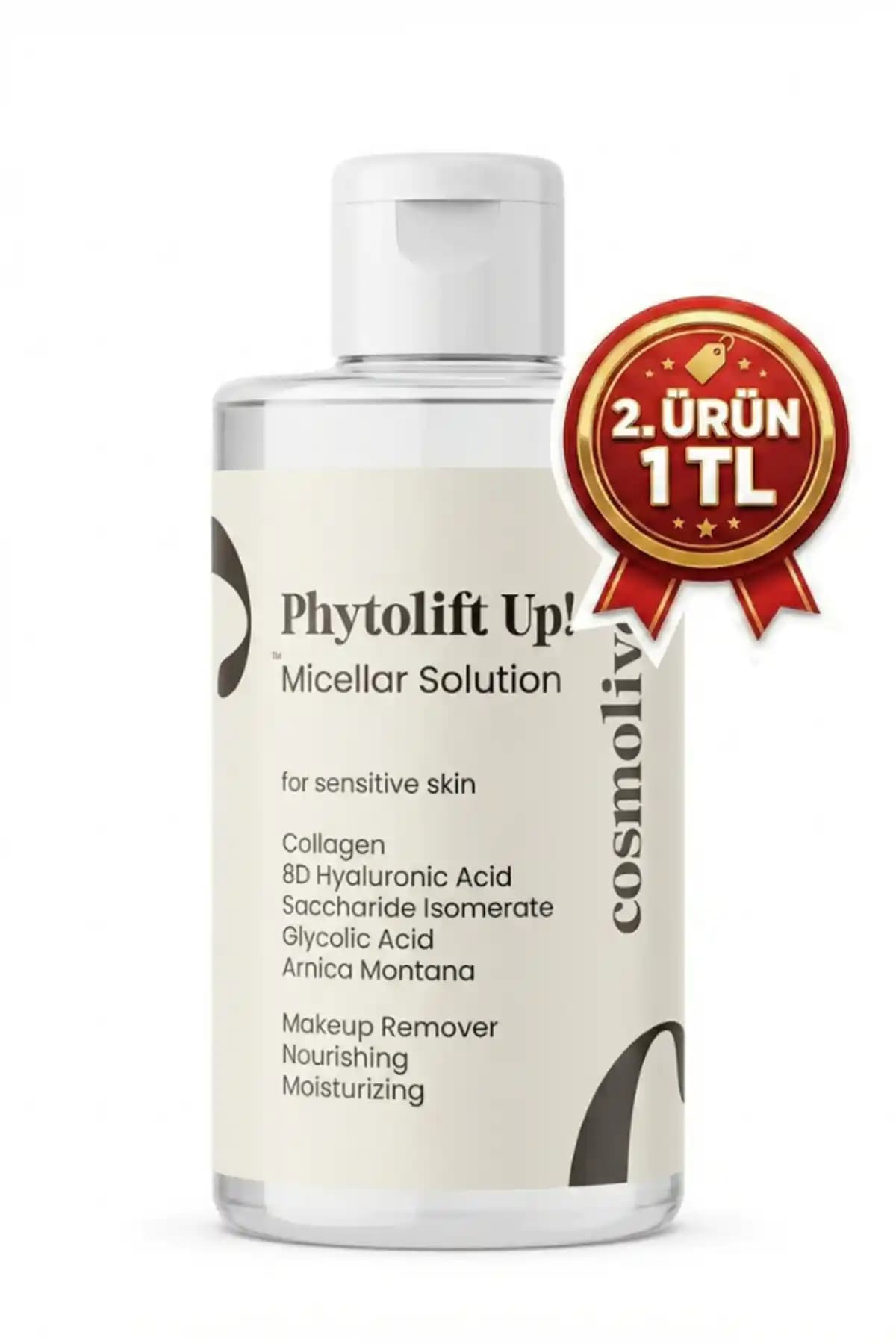 Cosmolive Makyaj Temizleyici: Glikolik ve Hyaluronik Asit ile Nazik Nemlendirme