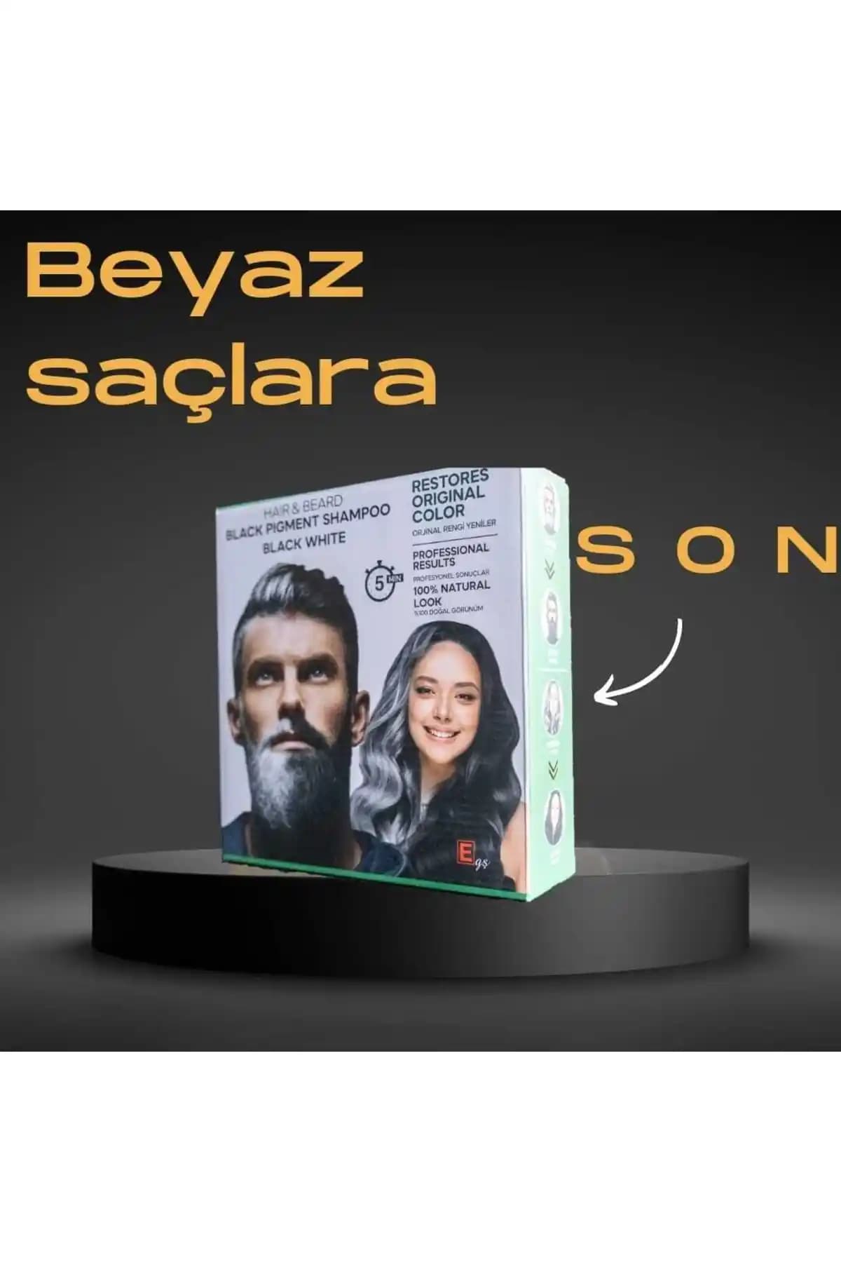 EGŞ COSMETİCS Hair&bread Black Pıgment Şampuan Black White – Sulfatsız Parlaklık Verici Tüm Saç Tipleri