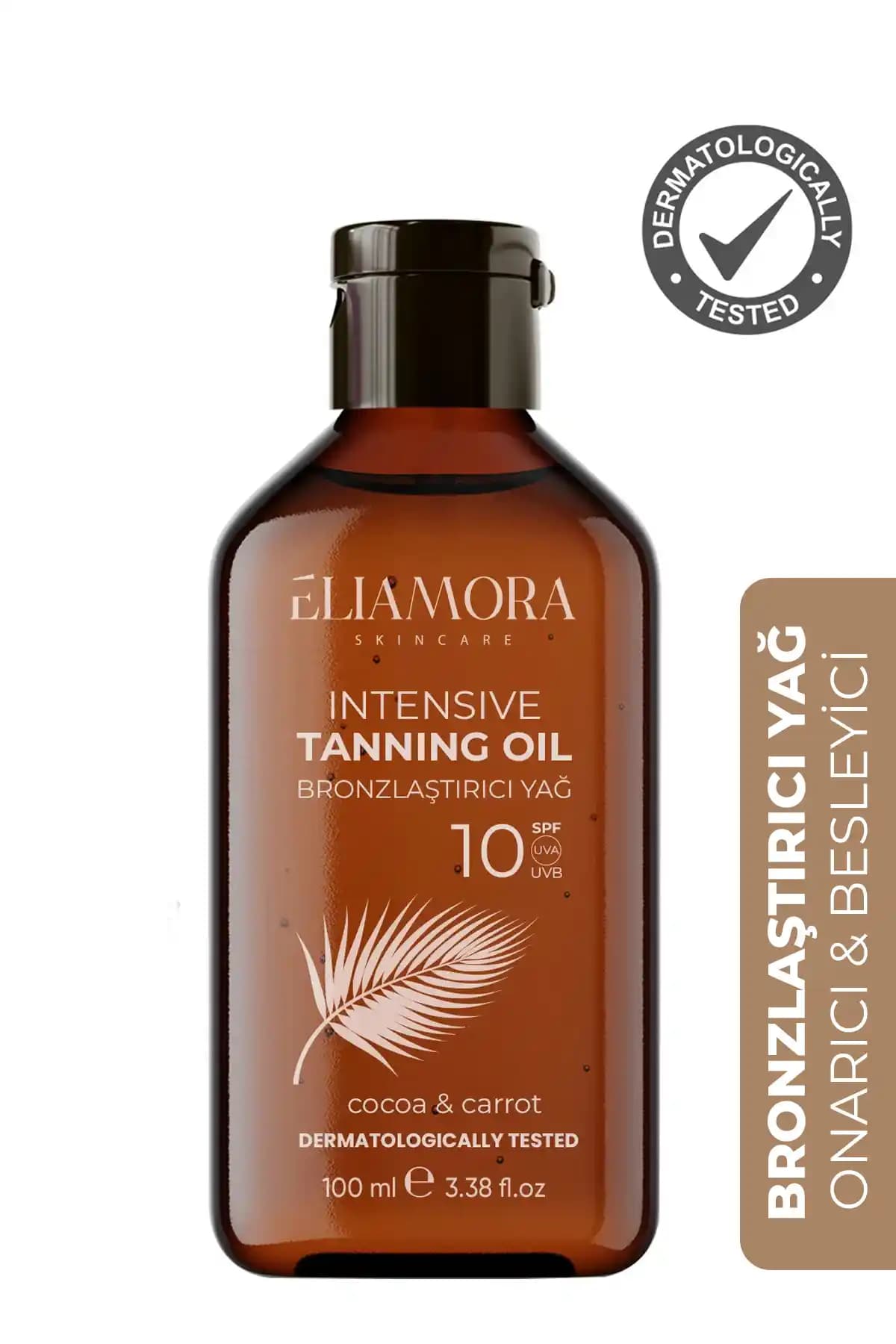 EliaMora Bronzlaştırıcı Yağ: Doğal Besleyici Nem ve Işıltılı Bronzluk Sağlar